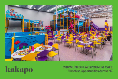 Chipmunks Playland and Cafe Franchise for Sale Penrose, Auckland