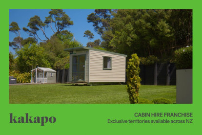 Accommodation Cabin Hire Franchise for Sale Auckland Territory