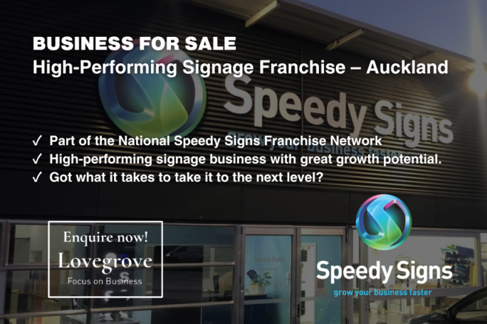 Signage Franchise for Sale North Shore